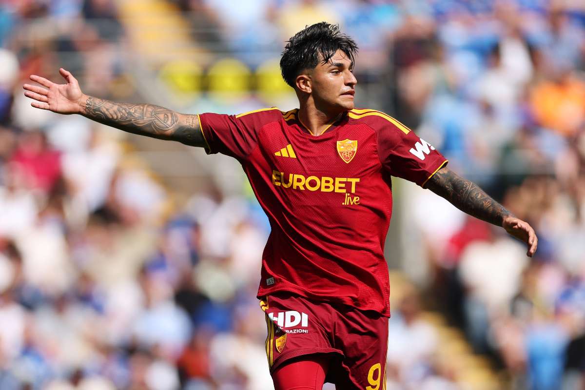 Castro con la maglia della Roma