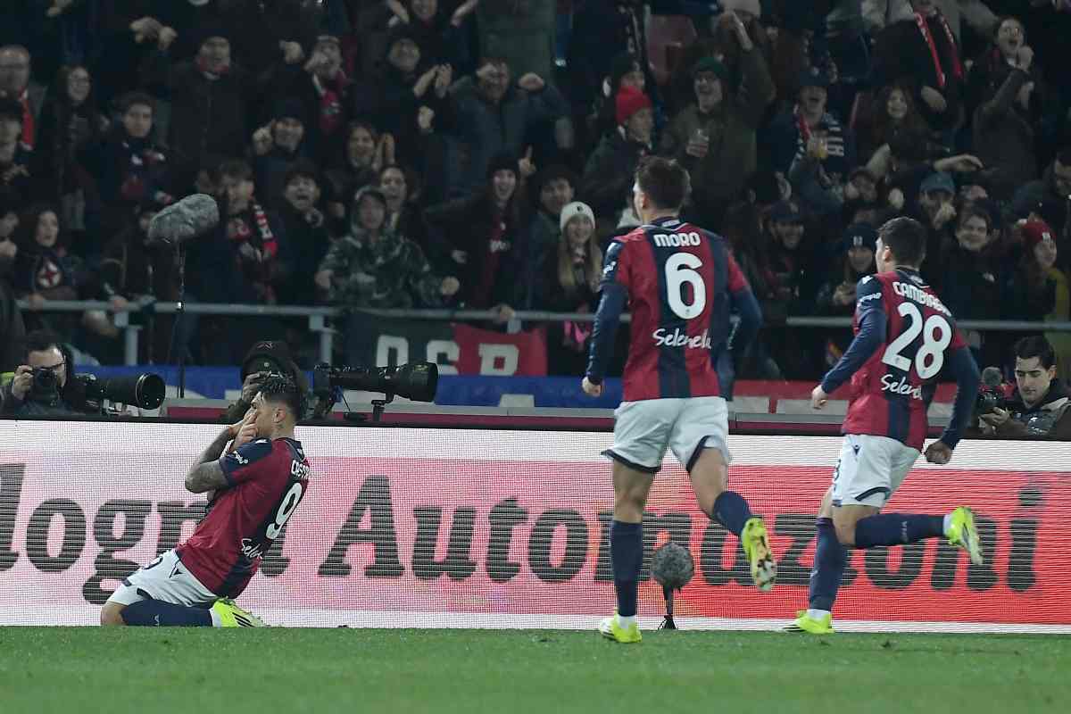 Castro esulta dopo il gol