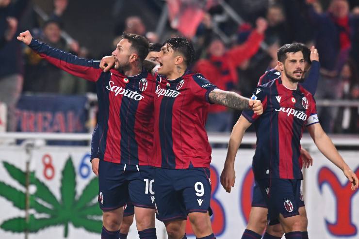 Castro esulta con Bernardeschi