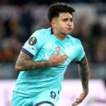 Castro esulta dopo il gol
