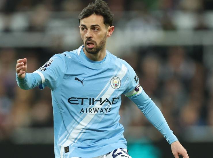 Bernardo Silva durante una partita