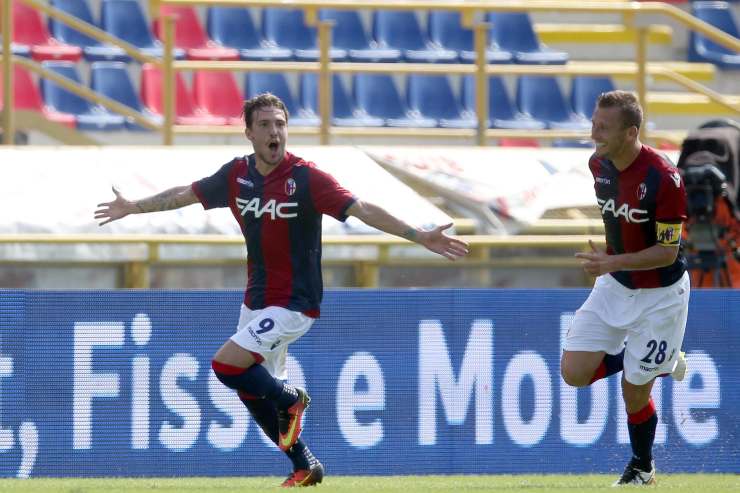 Simone Verdi esulta dopo un goal nel 2016