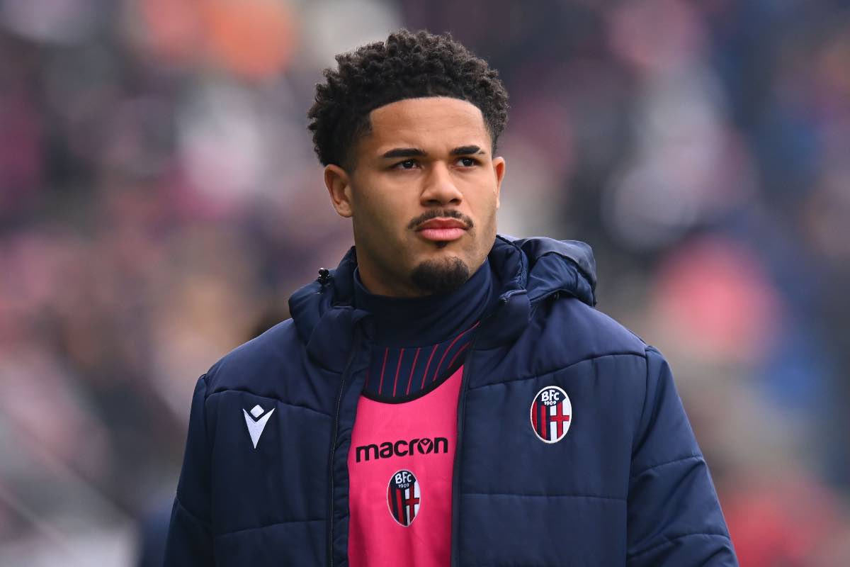 Simon Sohm durante Bologna-Parma