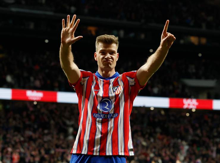 Sorloth esulta dopo una rete