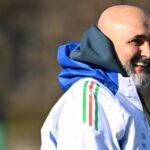 Spalletti sorridente in primo piano