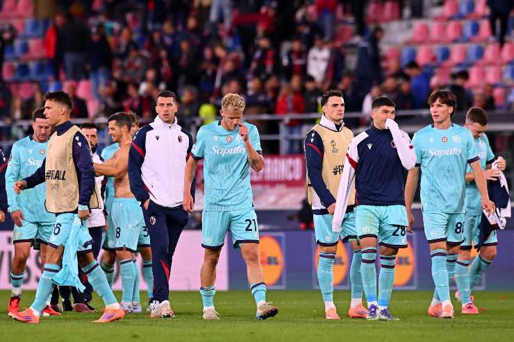 Squadra al termine del match