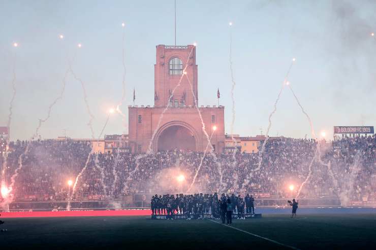 Lo Stadio Dall'Ara, casa del Bologna