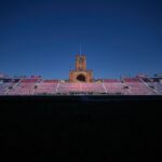 A general view inside the stadium prior to the Serie A match between Bologna FC 1909 and AS Roma at Renato Dall'Ara Stadium on April 25, 2026 in Bologna, Italy.