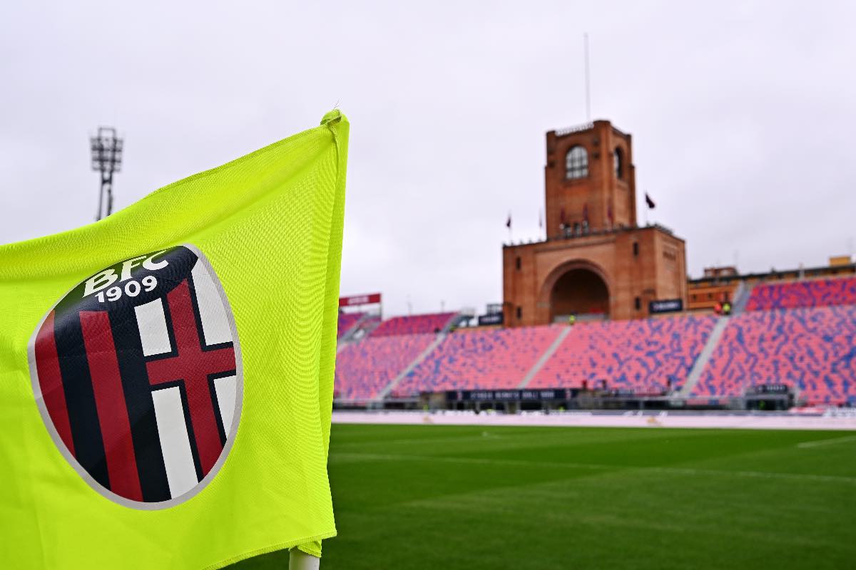 Lo stadio Renato Dall’Ara prima di Bologna-Pisa