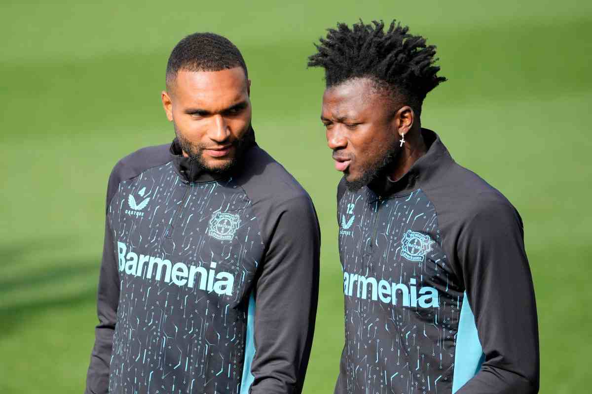 Tapsoba durante un allenamento