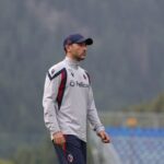 Tedesco dirige l'allenamento