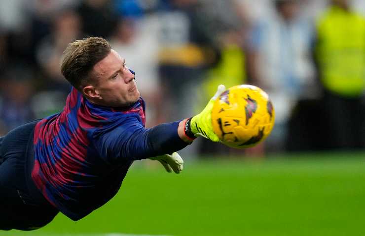 Ter Stegen in azione