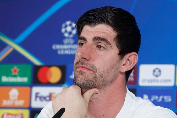 Thibaut Courtois in conferenza stampa