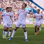 Dallinga esulta dopo il gol