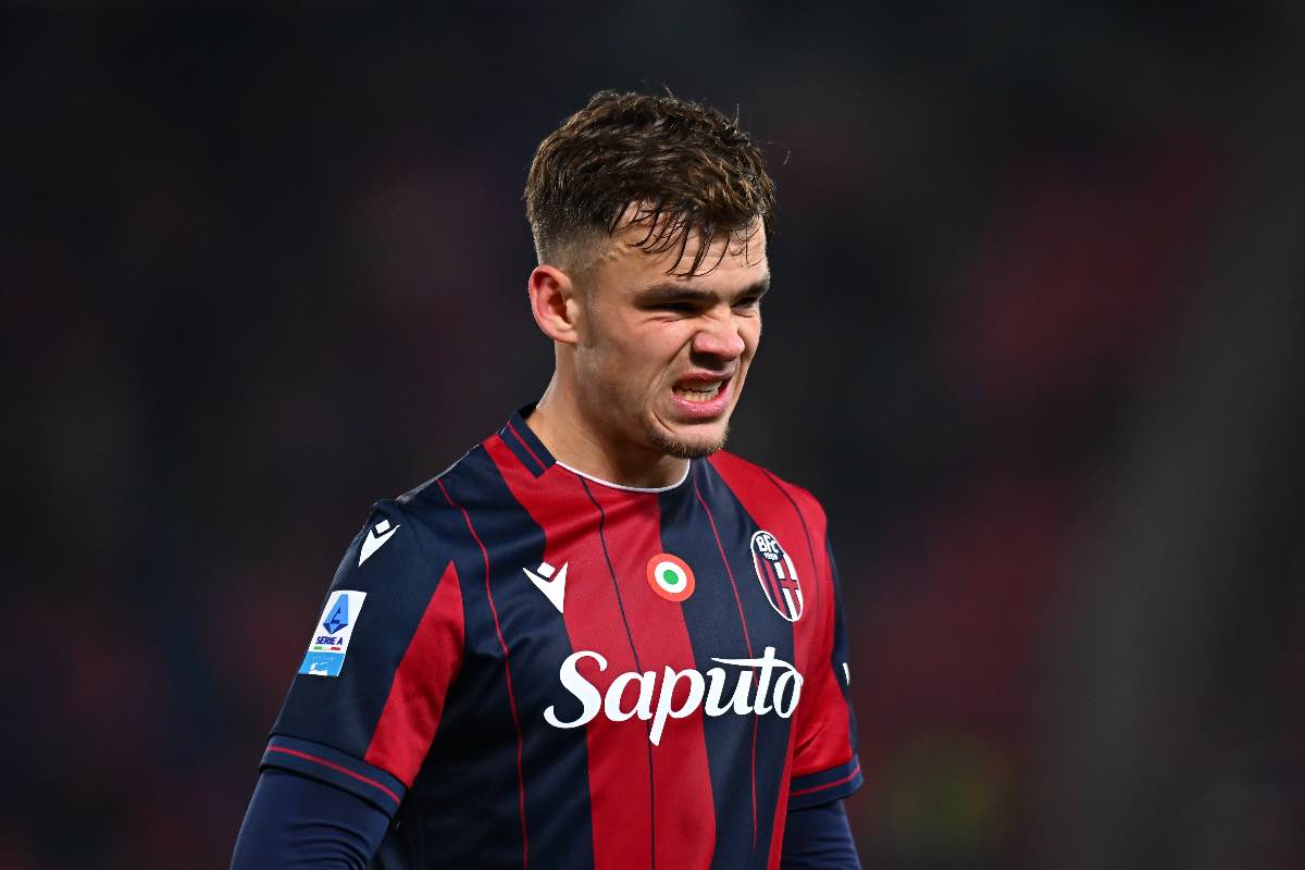 Thijs Dallinga rammaricato durante Bologna-Atalanta