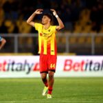 Tiago Gabriel esulta dopo il gol
