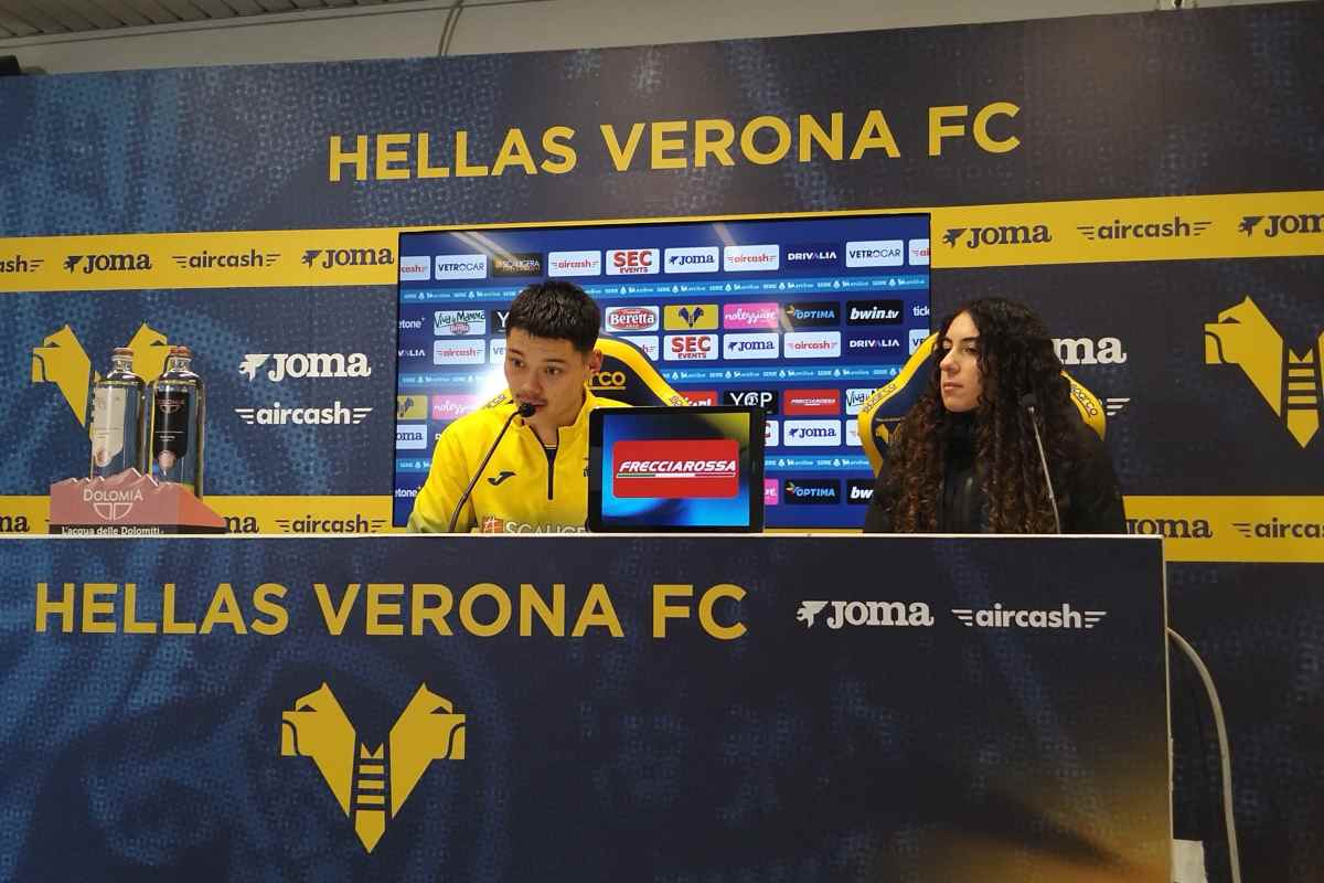 Tobias Slotsager in conferenza