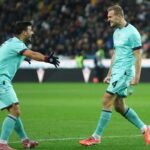 Pobega esulta dopo il gol