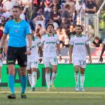 Reazione giocatori dopo gol del raddoppio