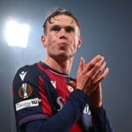 Torbjorn Heggem durante Bologna-Celtic di Europa League