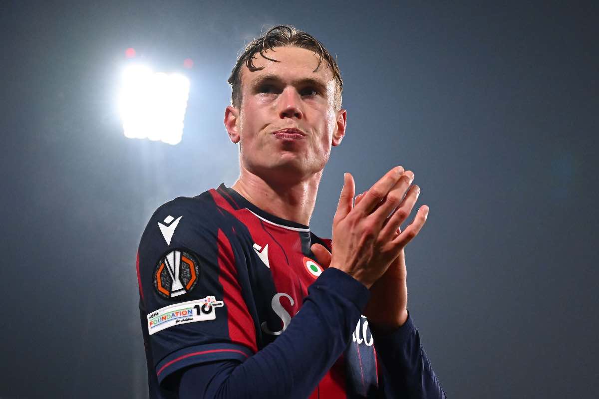 Torbjorn Heggem durante Bologna-Celtic di Europa League