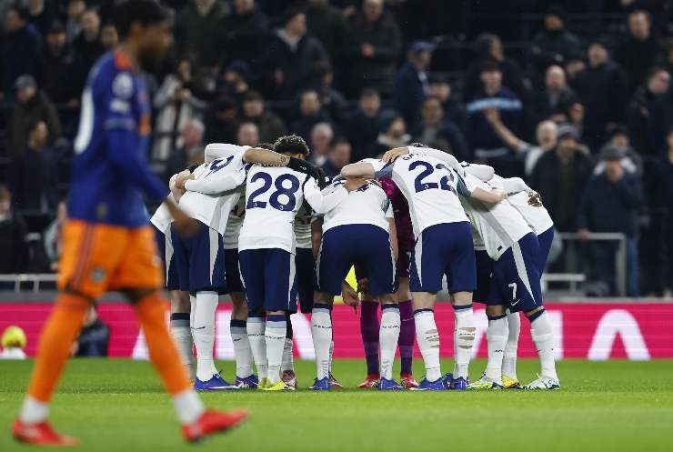 La squadra del Tottenham