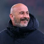 Vincenzo Italiano felice durante Bologna-Celtic