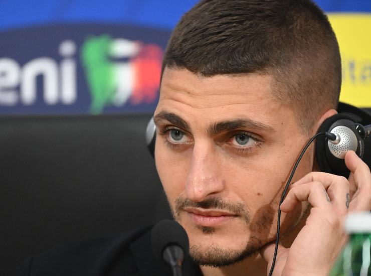 Verratti in conferenza stampa