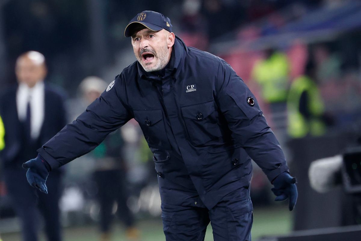 Vincenzo Italiano nella sfida contro la Juventus