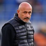 Vincenzo Italiano durante Bologna-Friburgo in Europa League
