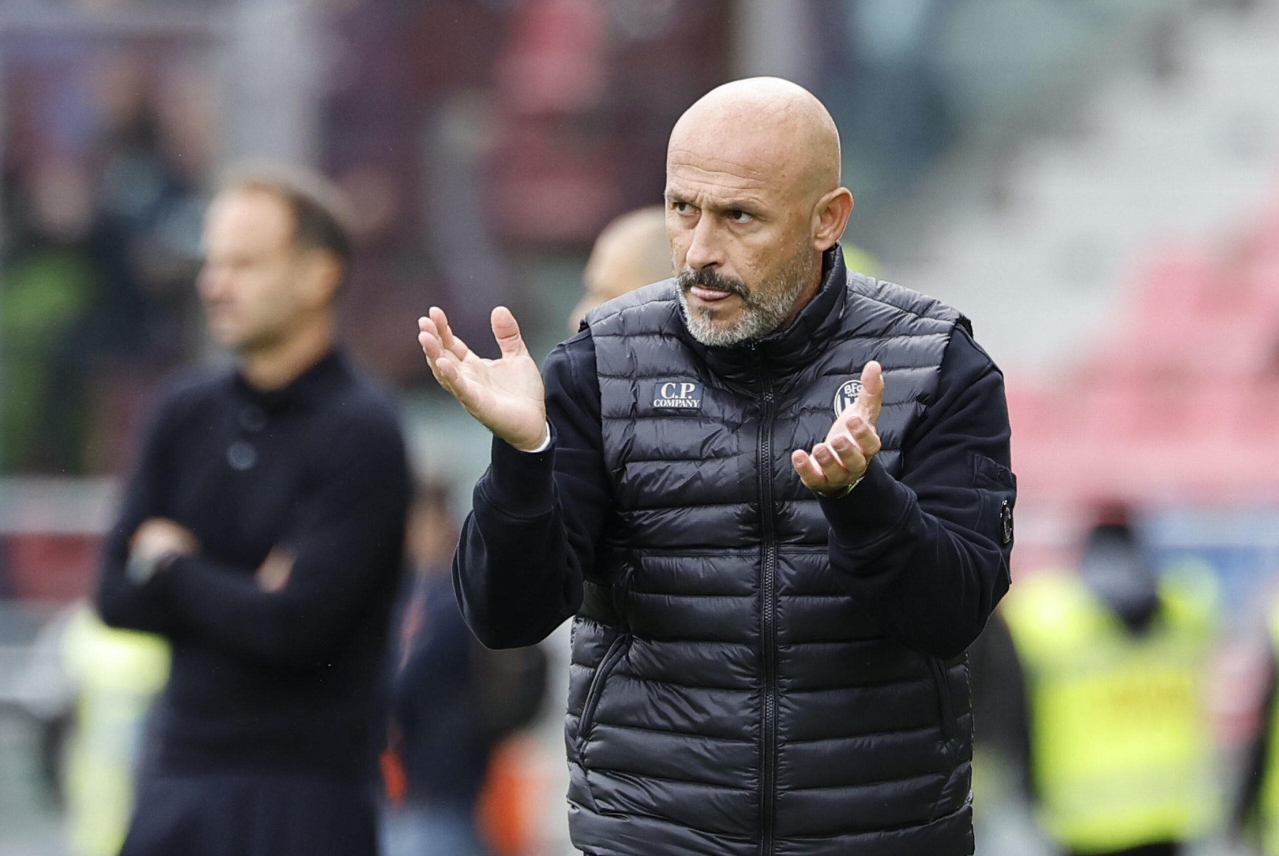 Vincenzo Italiano che incita la squadra