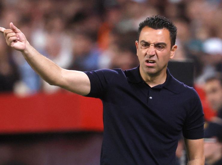 Xavi durante una partita