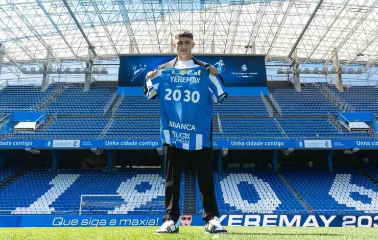 Yeremay dopo il rinnovo con il Deportivo