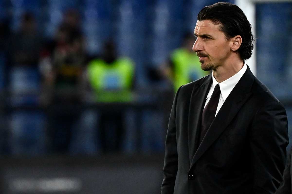 Zlatan Ibrahimovic in primo piano