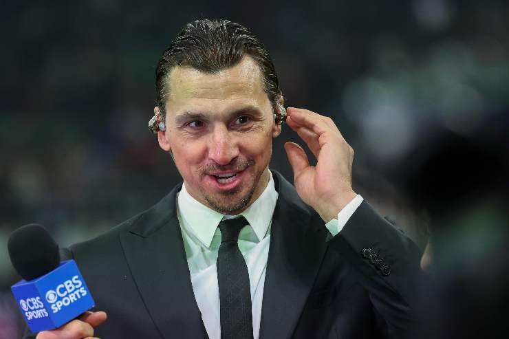 Zlatan Ibrahimovic al microfono