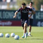 Zortea in allenamento