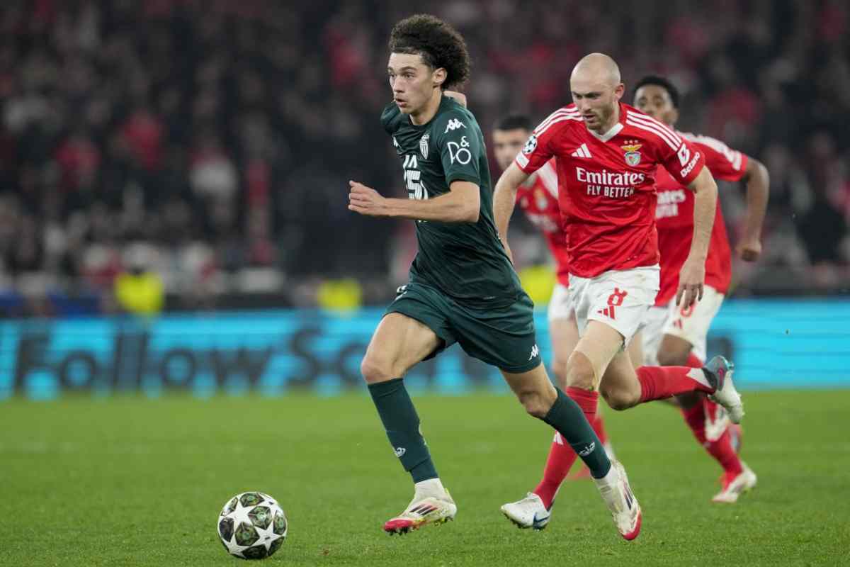 Akliouche con il Monaco