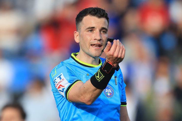 Arbitro Crezzini primo piano