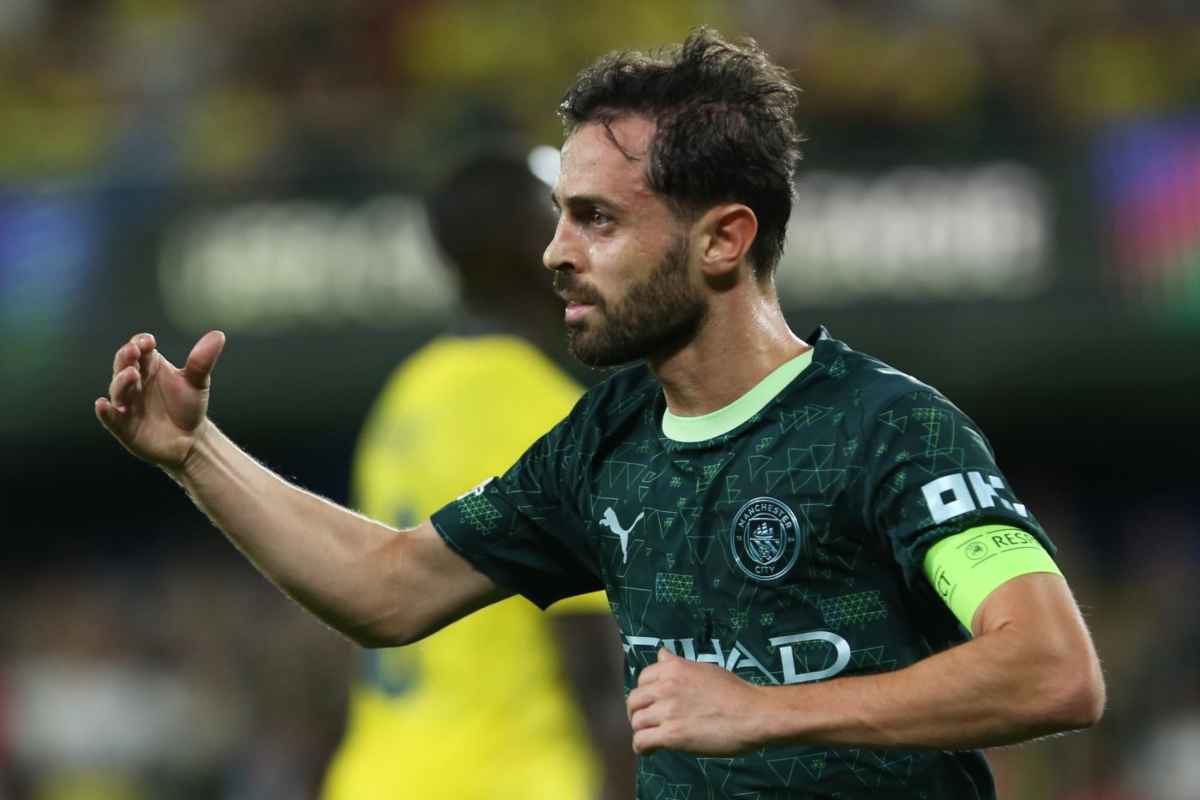 Bernardo Silva esulta