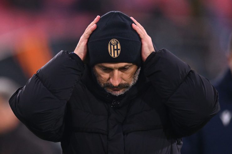 Vincenzo Italiano sulla panchina del Bologna