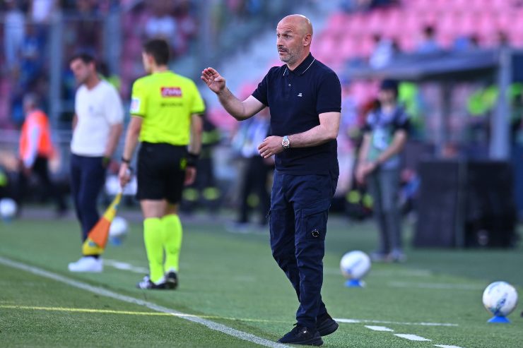 Vincenzo Italiano sulla panchina del Bologna