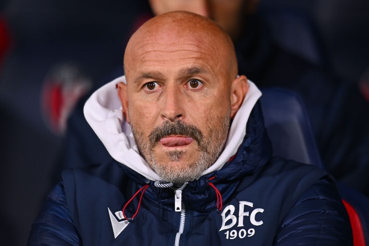 Vincenzo Italiano sulla panchina del Bologna
