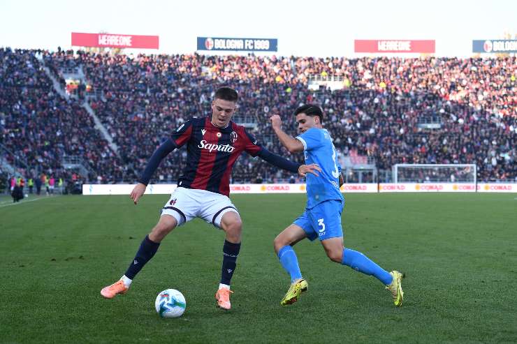 Duello fra Emil Holm e Miguel Gutierrez in Bologna-Napoli