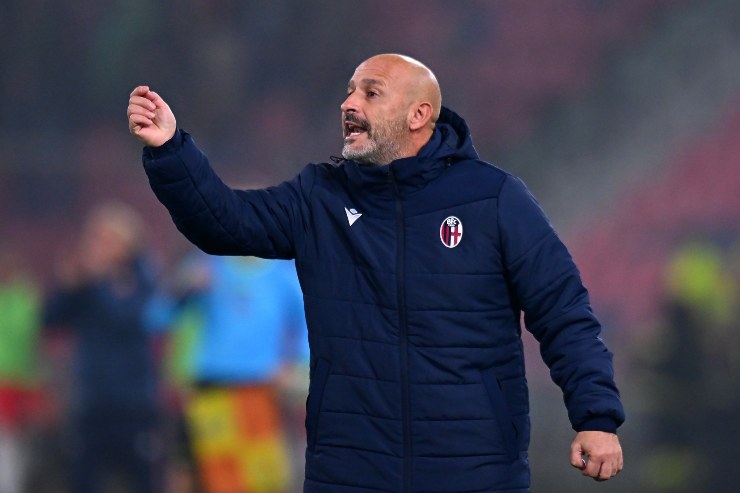 Vincenzo Italiano sulla panchina del Bologna