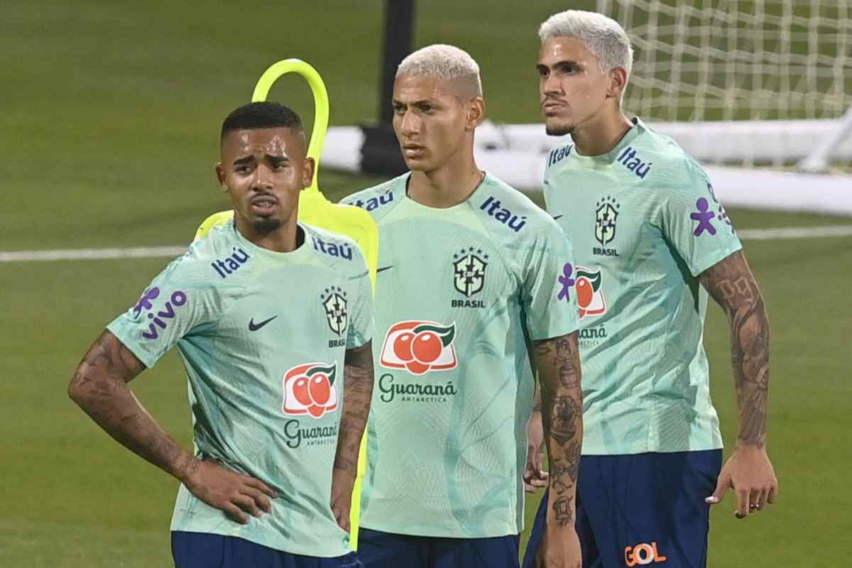 Brasile in allenamento