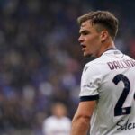 Dallinga con la maglia del Bologna