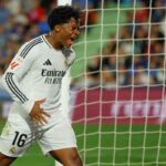 Endrick esulta con il Real