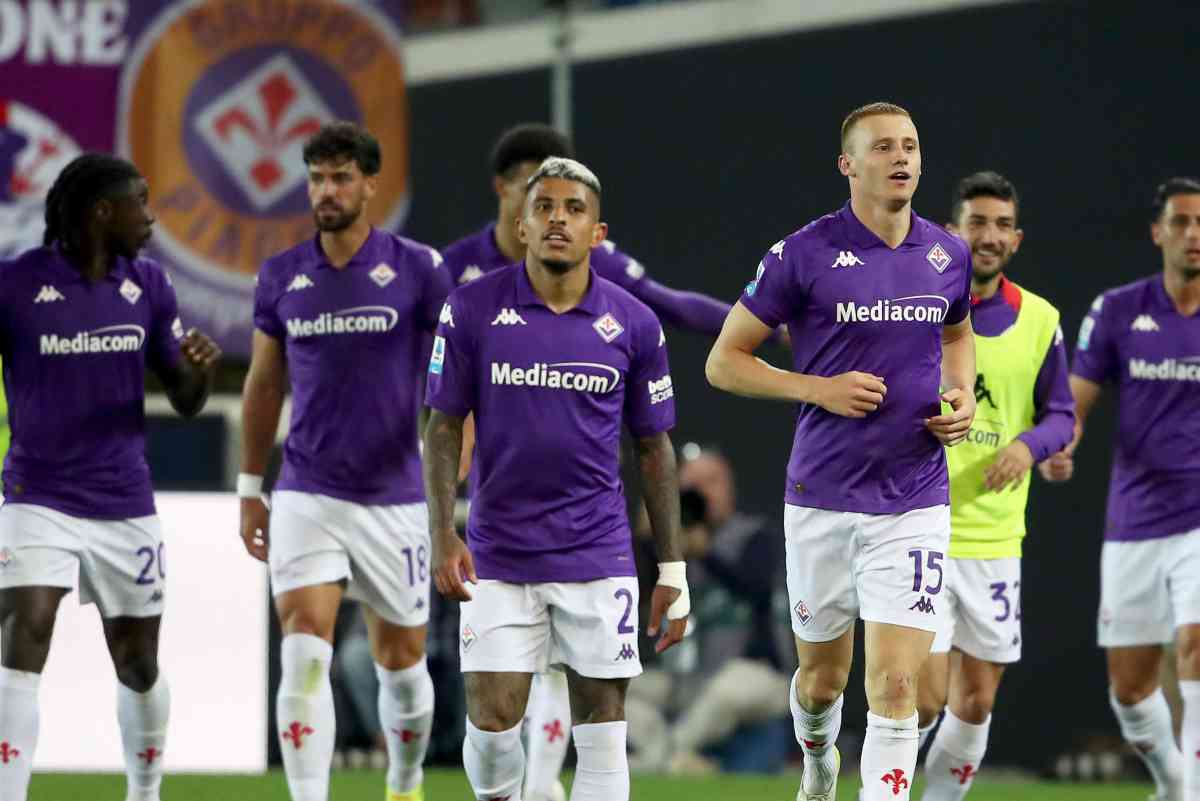 Fiorentina esultanza