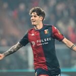 Alessandro Zanoli con la maglia del Genoa