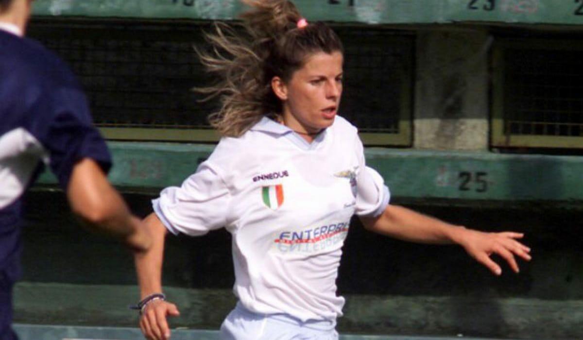 Katia Serra con la maglia dell'Enterprise Lazio
